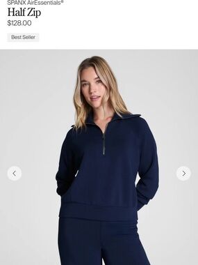 Spanx Air Essential Shawl Neck Collar Top 
Size XS